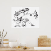 Medusa Aubrey Beardsley Poster (Keuken)