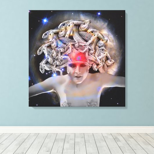 Medusa Canvas Afdruk (Insitu (Houten vloer))