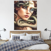 Medusa Canvas Afdruk (Insitu (Slaapkamer))