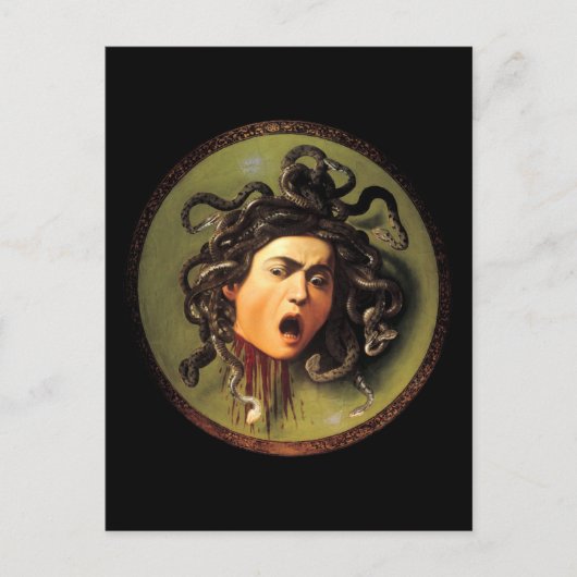 Medusa, Caravaggio Briefkaart (Voorkant)