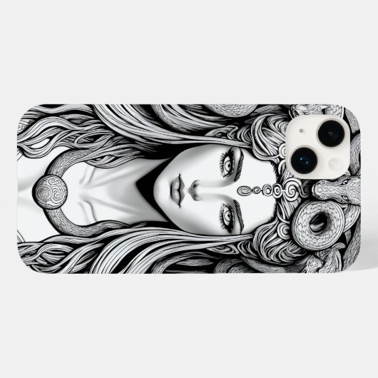 Medusa Case-Mate iPhone Case (Achterkant (horizontaal))