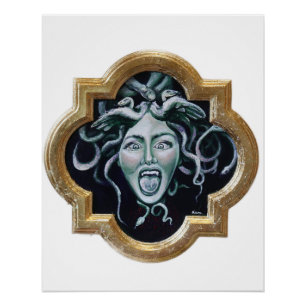Medusa door het poster van Nefertara Perfect Poster