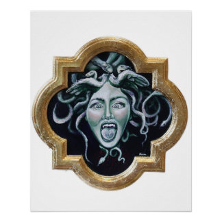 Medusa door het poster van Nefertara Perfect Poster