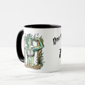 Medusa droom er niet van - treed het op! mok (Voorkant links)