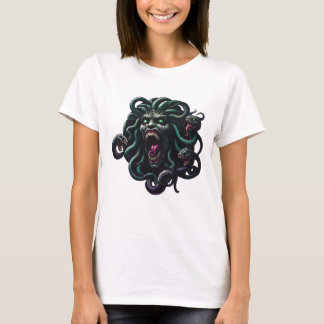 Medusa en Slangen Halloween Ontwerp - Mythische Ho T-shirt