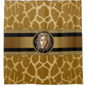 Medusa Giraff Imprimer rideau de douche (Devant)