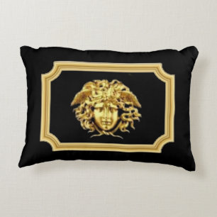 Medusa Golden Roman Designer Accent Kussen