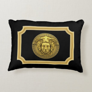 Medusa Gouden Romeinse Ontwerper Accent Kussen