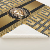 Medusa Head Gold Sherpa Deken (3/4)