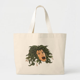Medusa Head Grote Tote Bag