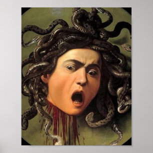 Medusa Head van Caravaggio Poster