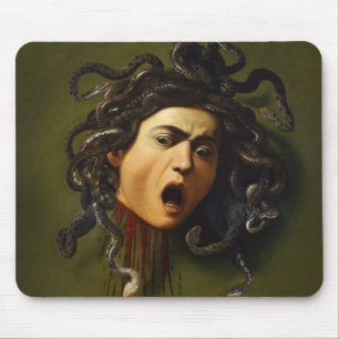 Medusa hoofd Caravaggio schilderij kunst mythologi Muismat