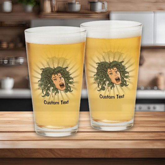 Medusa Hoofd Glas