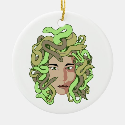 Medusa Keramisch Ornament (Voorkant)