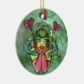 Medusa keramisch ornament (Rechts)