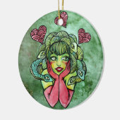 Medusa keramisch ornament (Links)