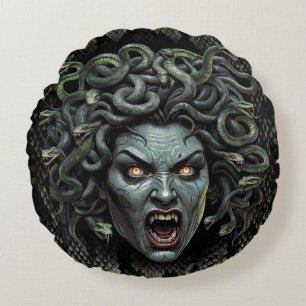 Medusa Koningin van Stenen Kussen (Ronde)