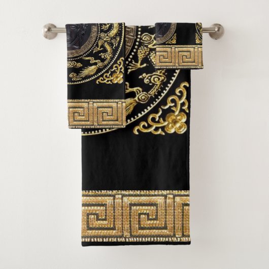 Medusa Noire Concepteur de clés grecques (En situation)