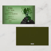 Medusa over de rotsen visitekaartje (Voorkant / Achterkant)