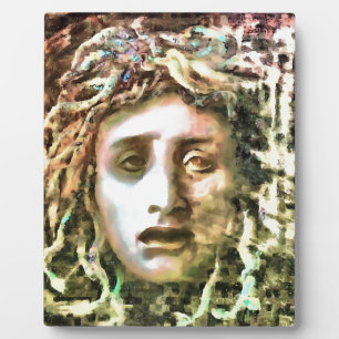 Medusa Portret van een Gorgon Fotoplaat