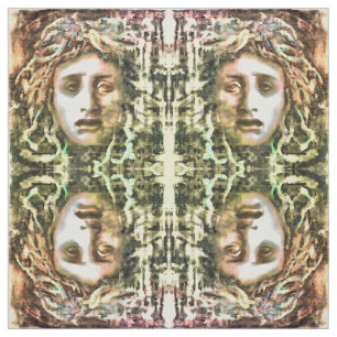 Medusa Portret van een Gorgon Stof