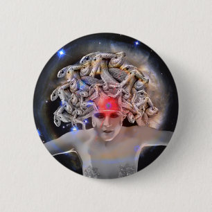 Medusa Ronde Button 5,7 Cm