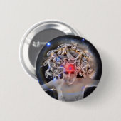 Medusa Ronde Button 5,7 Cm (Voorkant /achterkant)