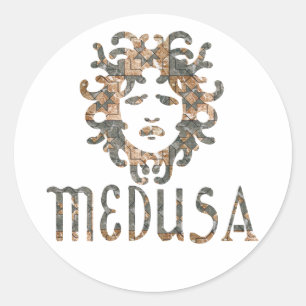 Medusa Ronde Sticker
