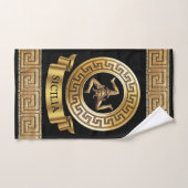 Medusa sicilienne / Cadeau Golden Gorgon / Invité (Serviette à main)