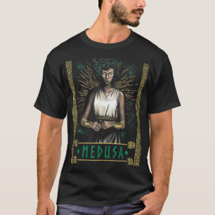 Medusa Snake Hair Tarot Kaart Griekse mythologie M T-shirt