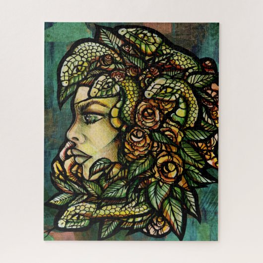 Medusa Snakes Dart Board Legpuzzel (Verticaal)