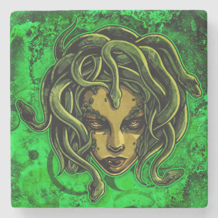 Medusa Stenen Onderzetter