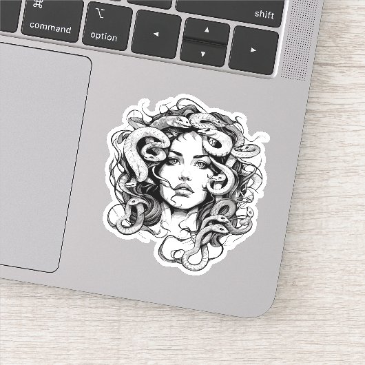 Medusa Sticker (Detail)
