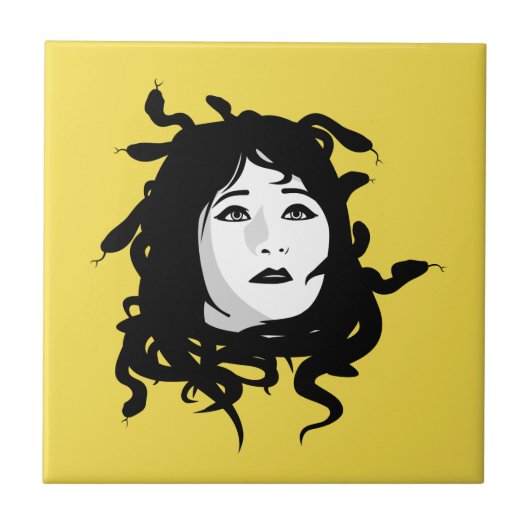 Medusa Tegeltje (Voorkant)