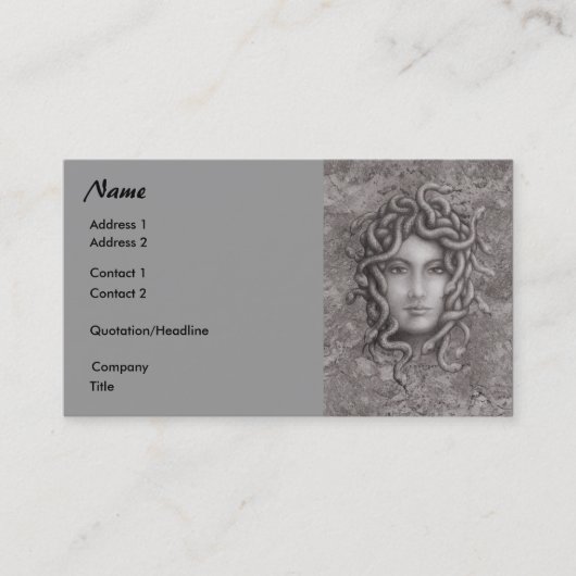 Medusa Visitekaartje (Voorkant)