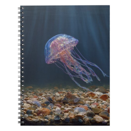 Méduse avec Carnet océanique de coquillages (Devant)