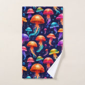 Méduse colorée (Serviette à main)