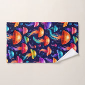 Méduse colorée (Serviette à main)
