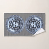 Méduse de style Greek Revival (Serviette à main)