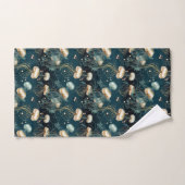 Méduse Ethérée Or et Turquoise (Serviette à main)