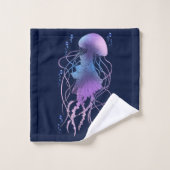 Méduse Éthérée Violet Bleu (Gant de toilette)