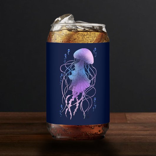 Méduse Éthérée Violet Bleu