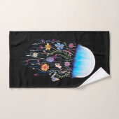 Méduse florale (Serviette à main)