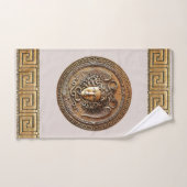 Méduse grecque de renouveau, Beige neutre spécial (Serviette à main)