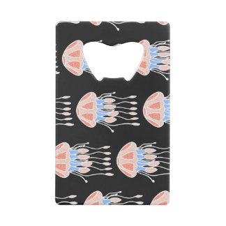 Méduse peinte à la main, motif vintage vibrant.