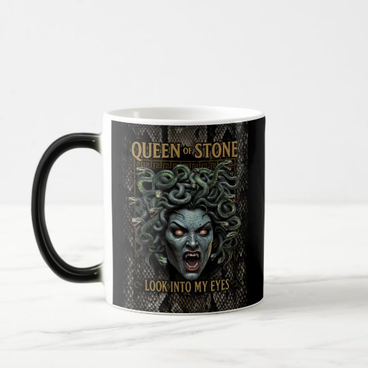 Méduse reine de pierre gothique Mug (Gauche)