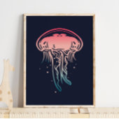 Meduse Zee - Afdrukken voor creatie | Muurwandafdr Poster