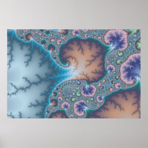 Méduses - affiche de fractale