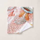 Méduses, Discomedusae par Ernst Haeckel (Gant de toilette)