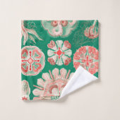Méduses, Discomedusae par Ernst Haeckel (Gant de toilette)